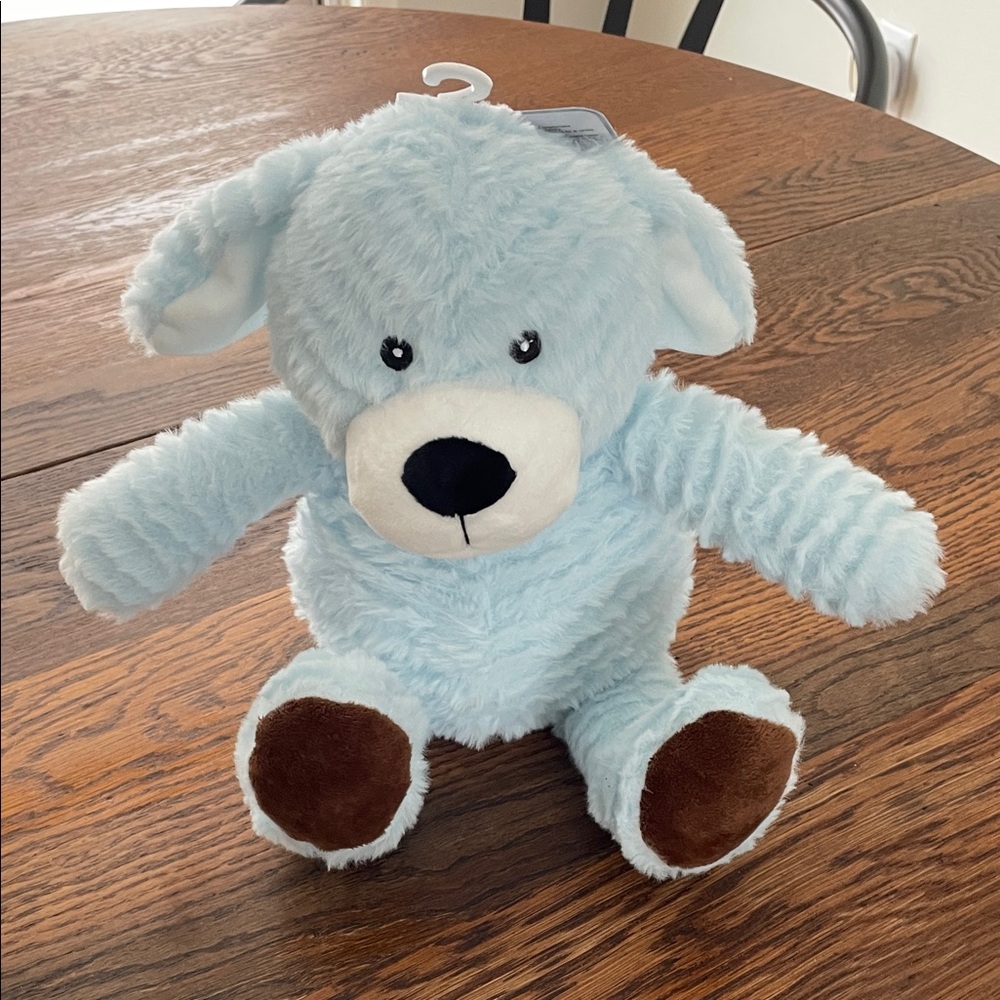 Baby Mode Light Blue Plush Dog Stuffed Animal